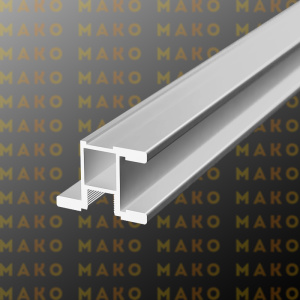 Профиль вертикальный симметричный MS140 Белый (A16)